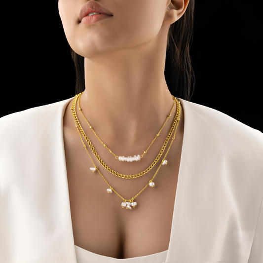 PRANJO Anti-Tarnish Layered Necklace