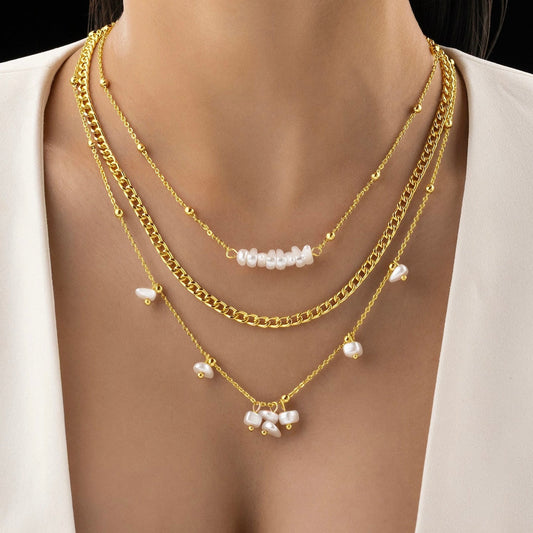 PRANJO Anti-Tarnish Layered Necklace